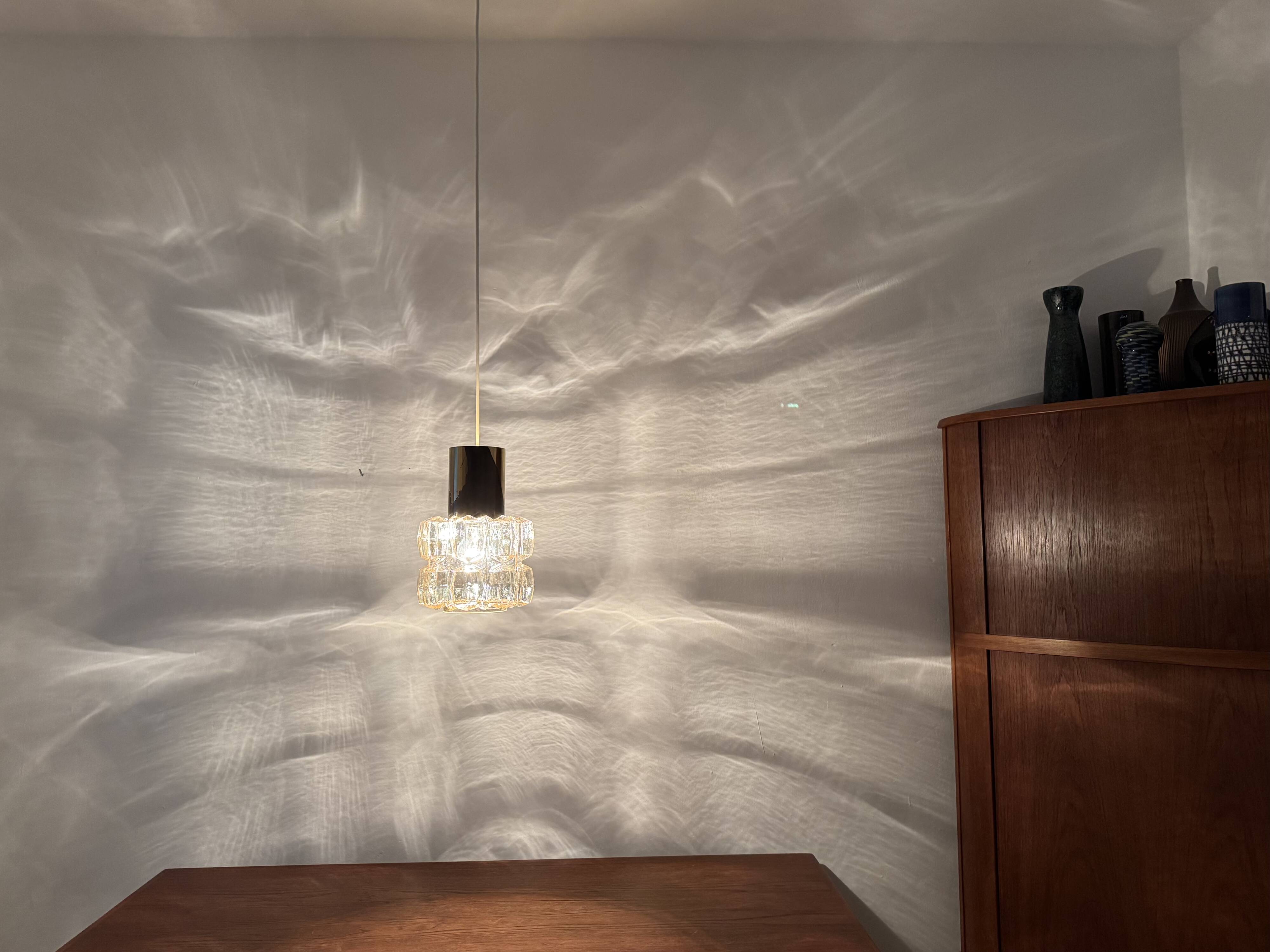 Bubble Glass Pendant Lamp by Helena Tynell for Glashütte Limburg
