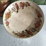 Ironstone compote E. Bourgeois Grand Dépôt Birds