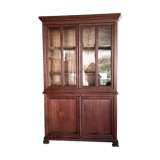 Glass-fronted bookcase