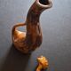 Carafe chevrette en céramique vintage