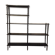 Napoleon III style blackened wooden shelf