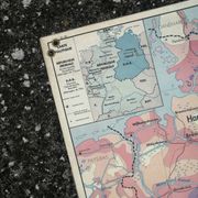Old MDI map Germany Agricultural and vintage population