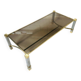 Hollywood Regency Style Chrome Coffee Table