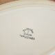 Old oval serving dish Badonviller France capucines model