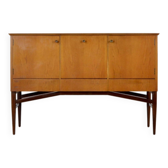 Midcentury high sideboard/ long john in teak