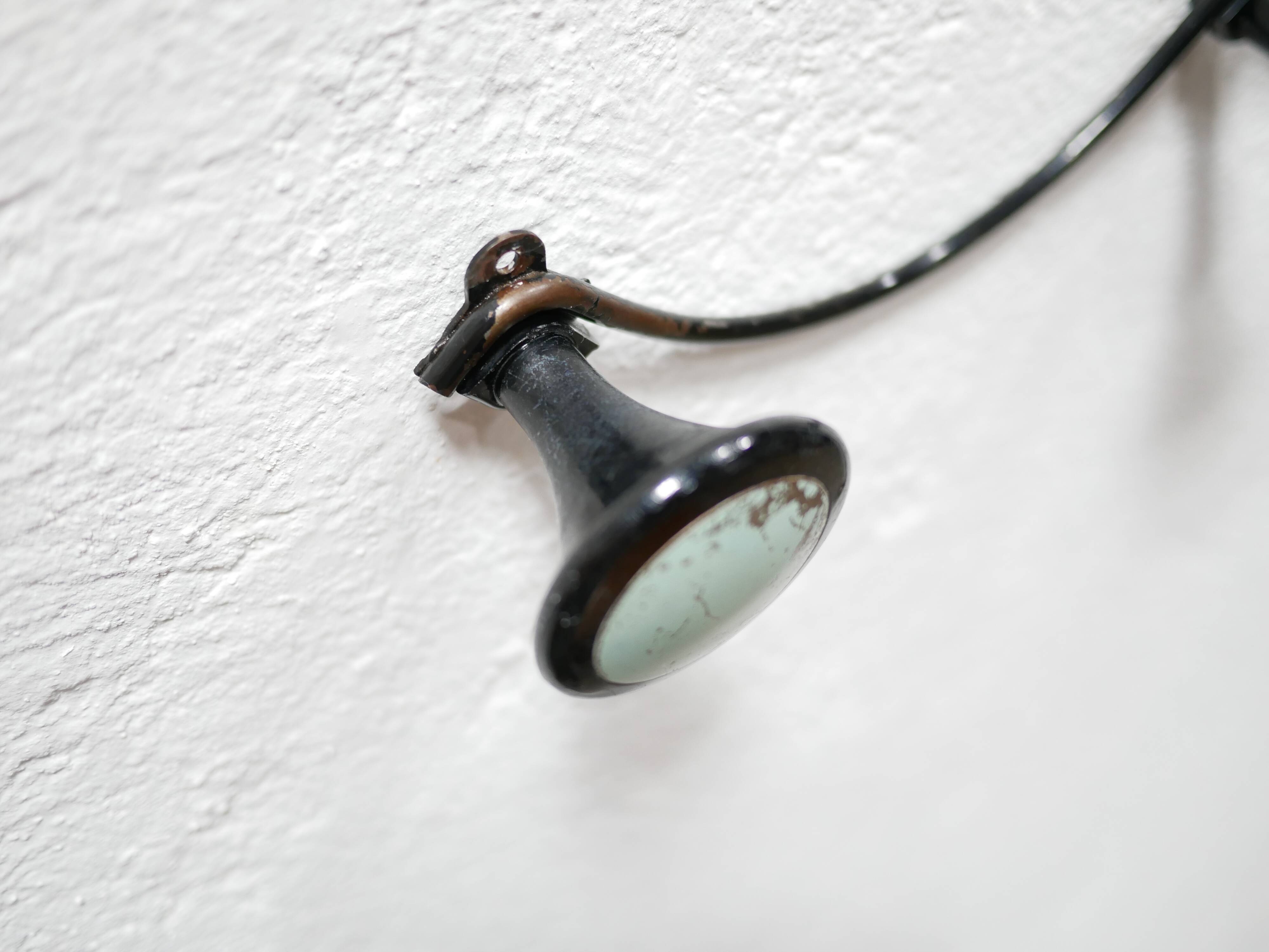 Vintage wall coat rack 3 hooks