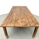 Large brutalist farmhouse table in solid oak from the 1950s.