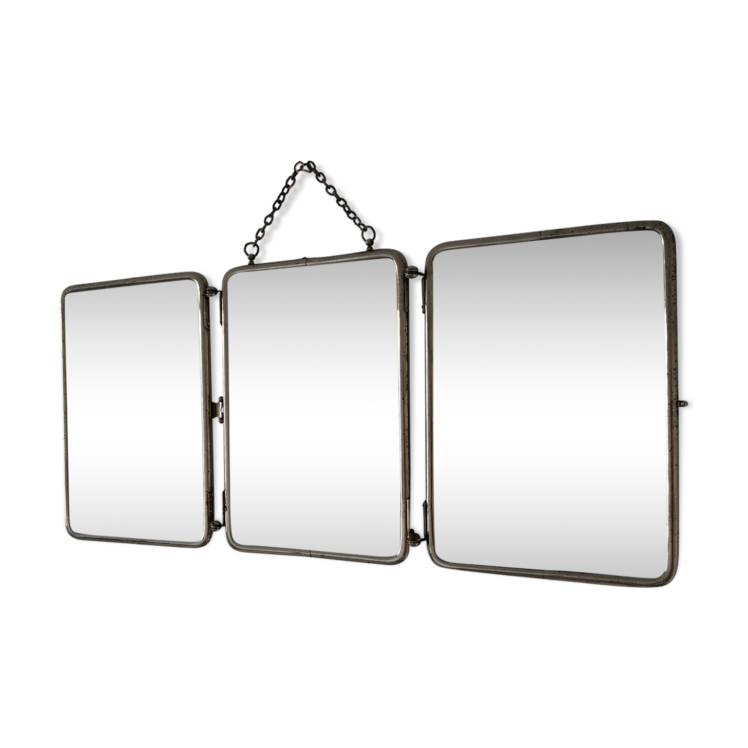 Mirror triptych barber, 1920 - 22 x 49cm