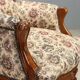 Antique Louis-Philippe bergère armchair in walnut, Italy, 19th century