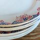 Nine Sarreguemines earthenware dessert plates, Brunoy service, 1940s