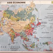 School map of Asia