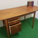 Bureau en teck vintage