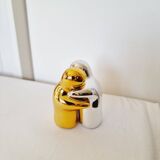Fun Metallic Salt and Pepper Shaker Set in Silver and Gold