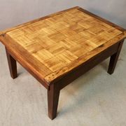 Coffee Table with Old Parquet Top