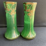 Pair of vase F. T. Legras – Becken and Auguste Helligenstein – Art Nouveau