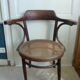 Bentwood and caning Thonet armchair