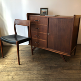 Vintage dark wood sideboard