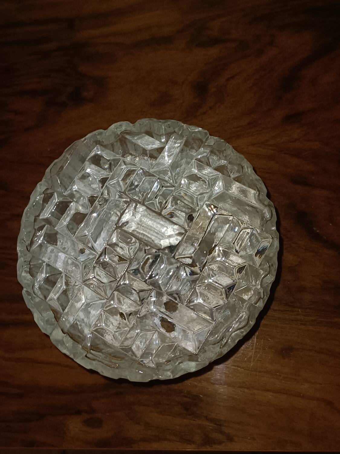 Vintage glass ceiling or wall light