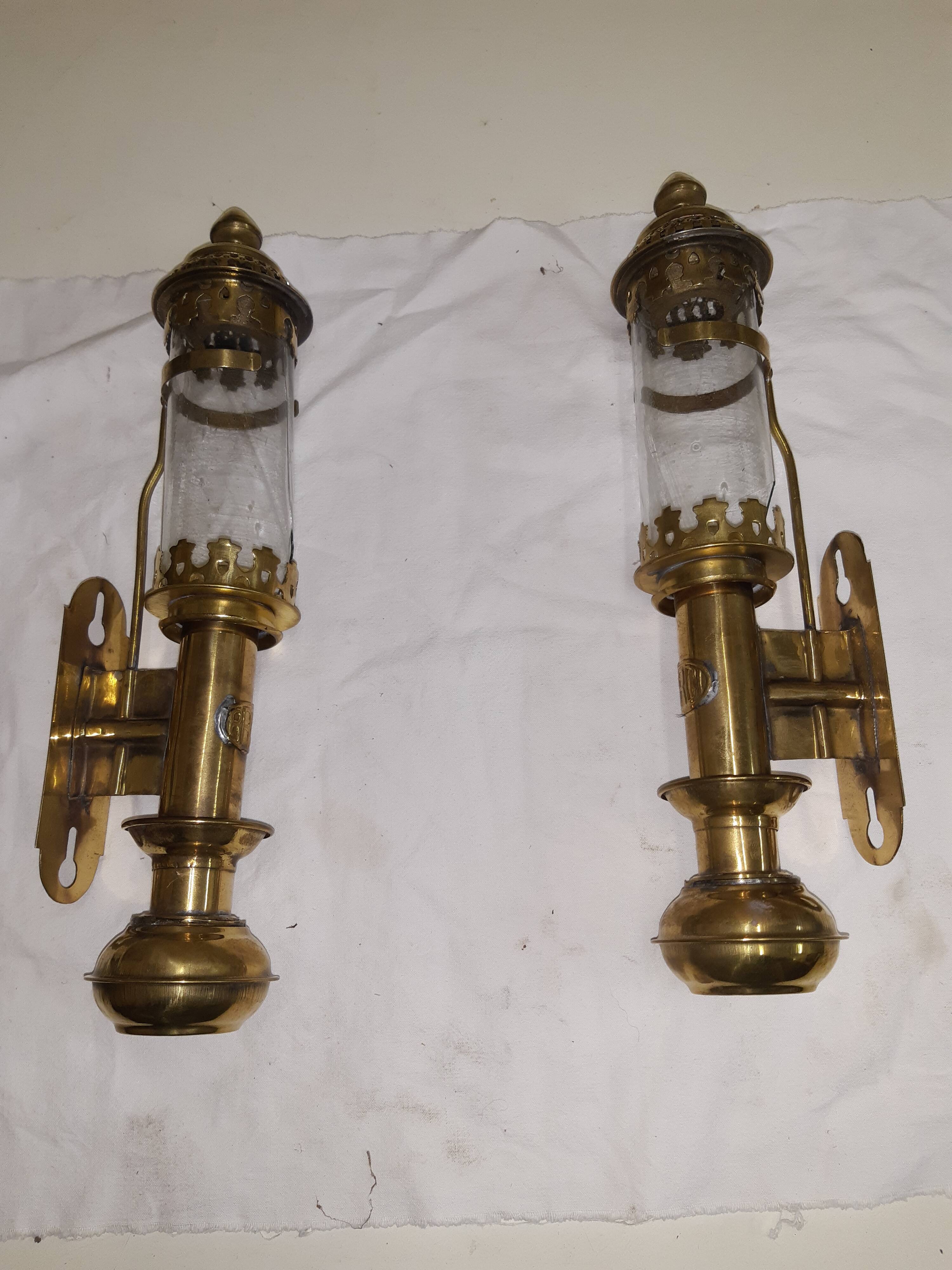 Pair of RRCI train sconces