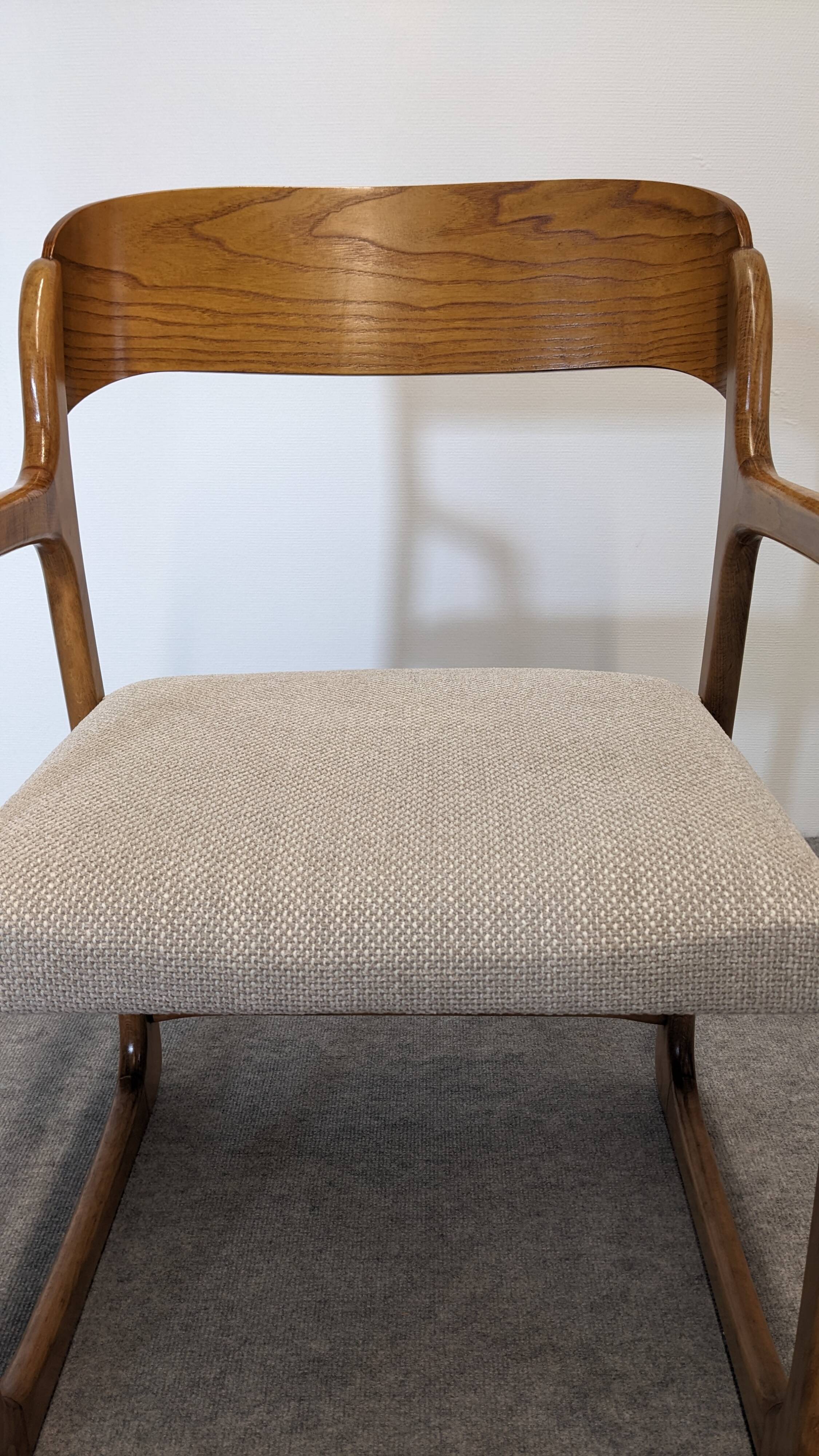 Baumann sled chair from the 60s/70s