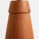 Restored teak pepper crusher / mill & salt shaker set by Wiggers / 1960s / mid-century Danish modern design
