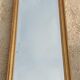 Beveled mirror gilded frame 140x42