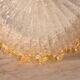 Set of 2 Charming Italian Yellow Murano Glass Ceiling Fixture, Murano, 1970