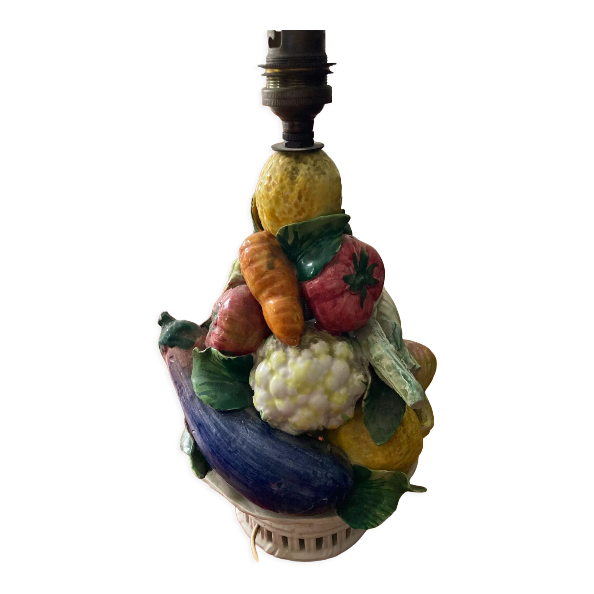 Porcelain lamp foot sign kaly 3/67