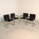 Set of 4 "D41" chairs by Jean Prouvé for Tecta 80's
