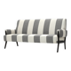 Three-seater wooden sofa, 1950s.