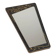 Brass mirror with patinated mosaic, mid-20th century.