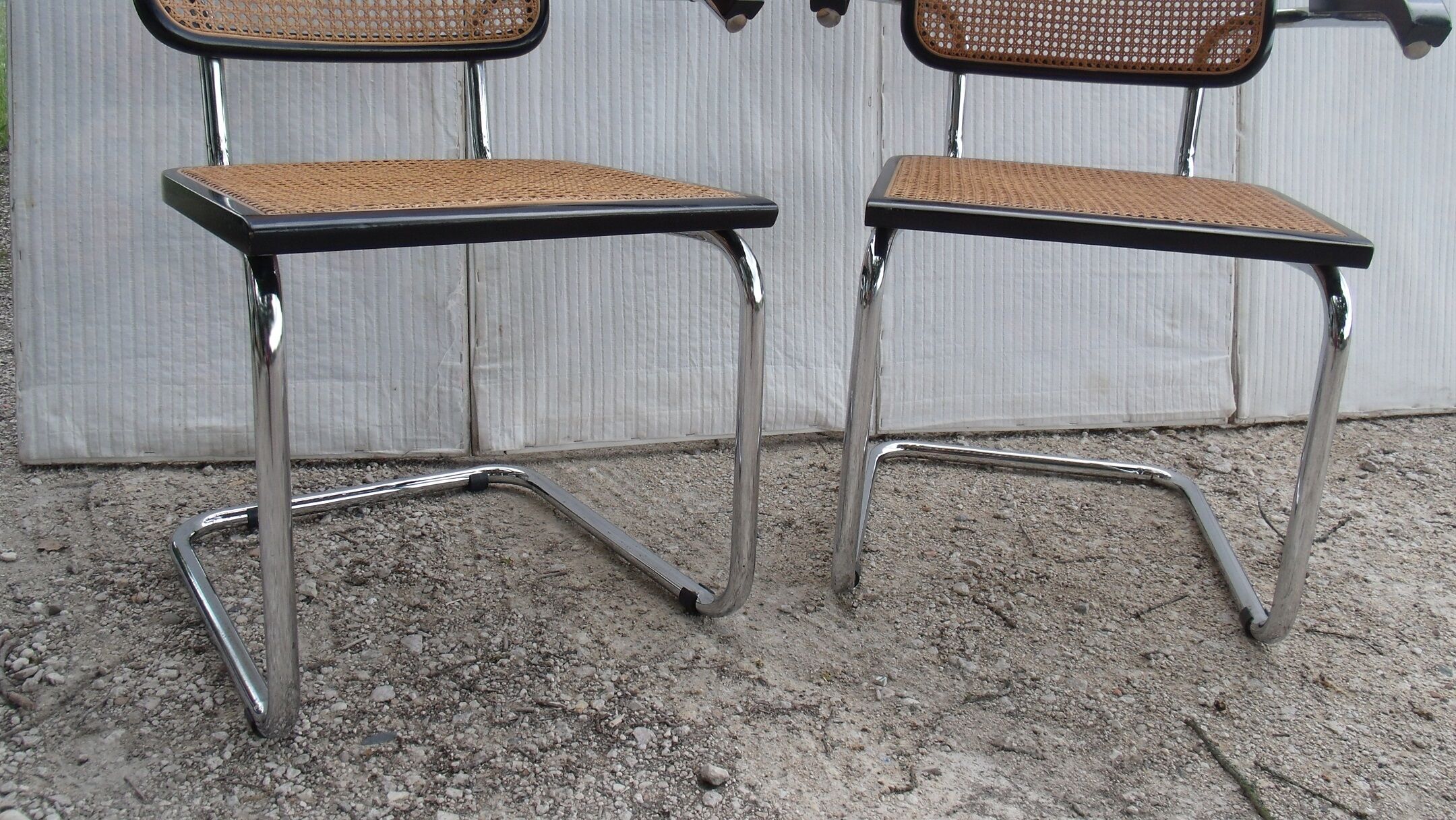 Pair of Chair Marcel Breuer Cesca B64