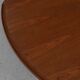 Table basse en teck Poul Jensen en forme de triangle