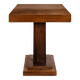 Modernist side table in mahogany veneer.