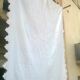 Tablecloth with vintage scalloped edge 200 X 250 cm