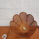 Vintage wicker pendant lamp