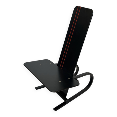 Fauteuil vintage postmoderne danois en contreplaqué Andreas Hansen