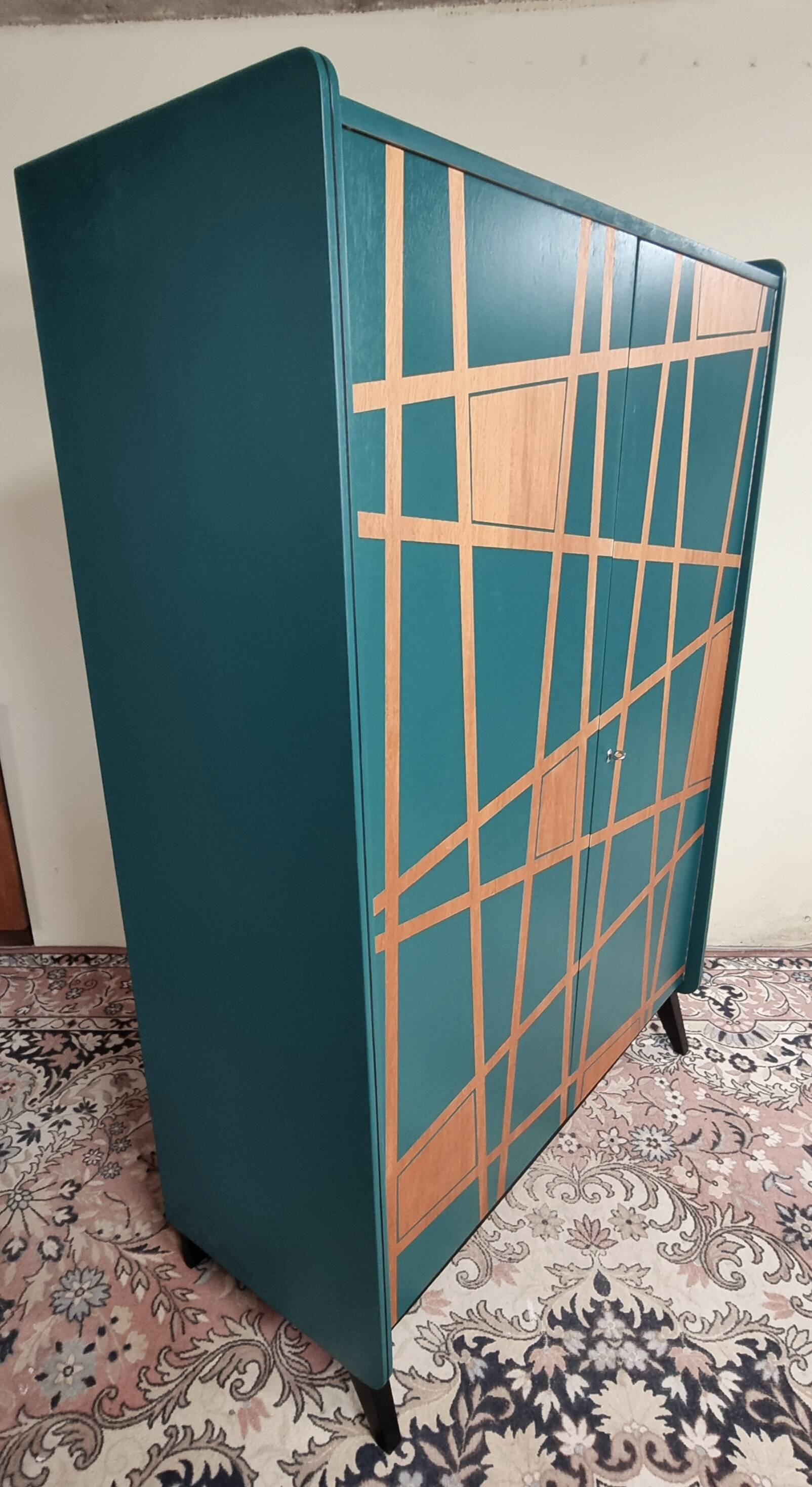 Vintage Wardrobe in Ash by Tatra Nabytok, 1960s