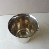 Seau à glaçon en argent massif décor art deco 460 gr