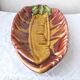 Dish Vallauris banana leaf