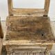 Set of 2 rustic mountain folk art chairs