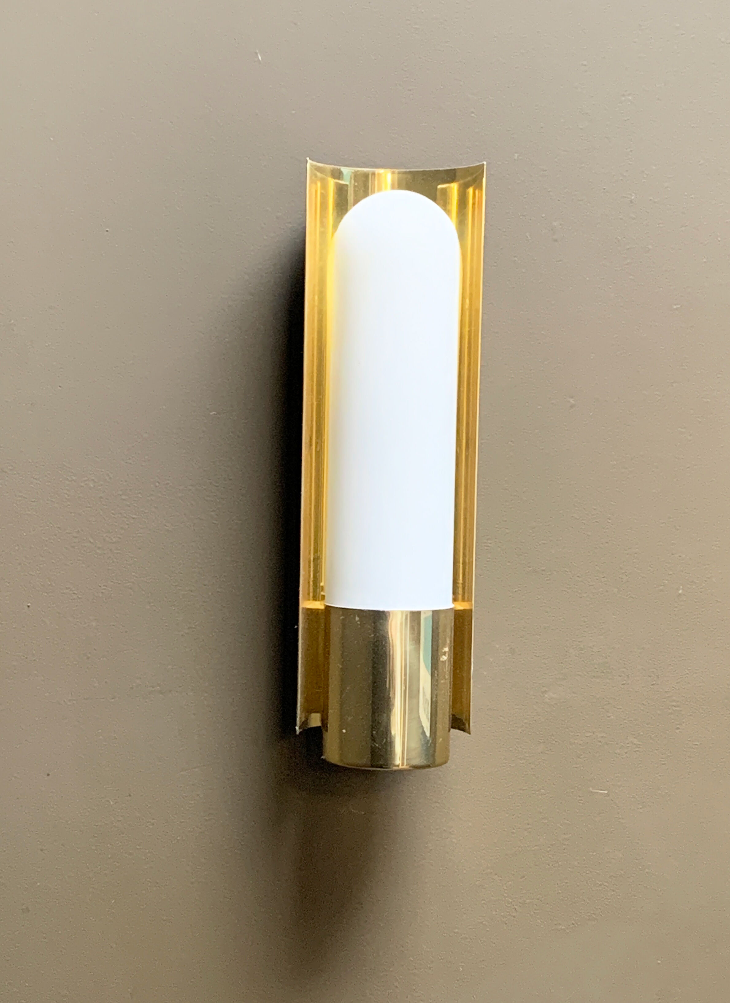 Wall lamp by Glashütte Limburg, 1980s