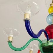 Murano glass chandelier after Gio Ponti, 1970s