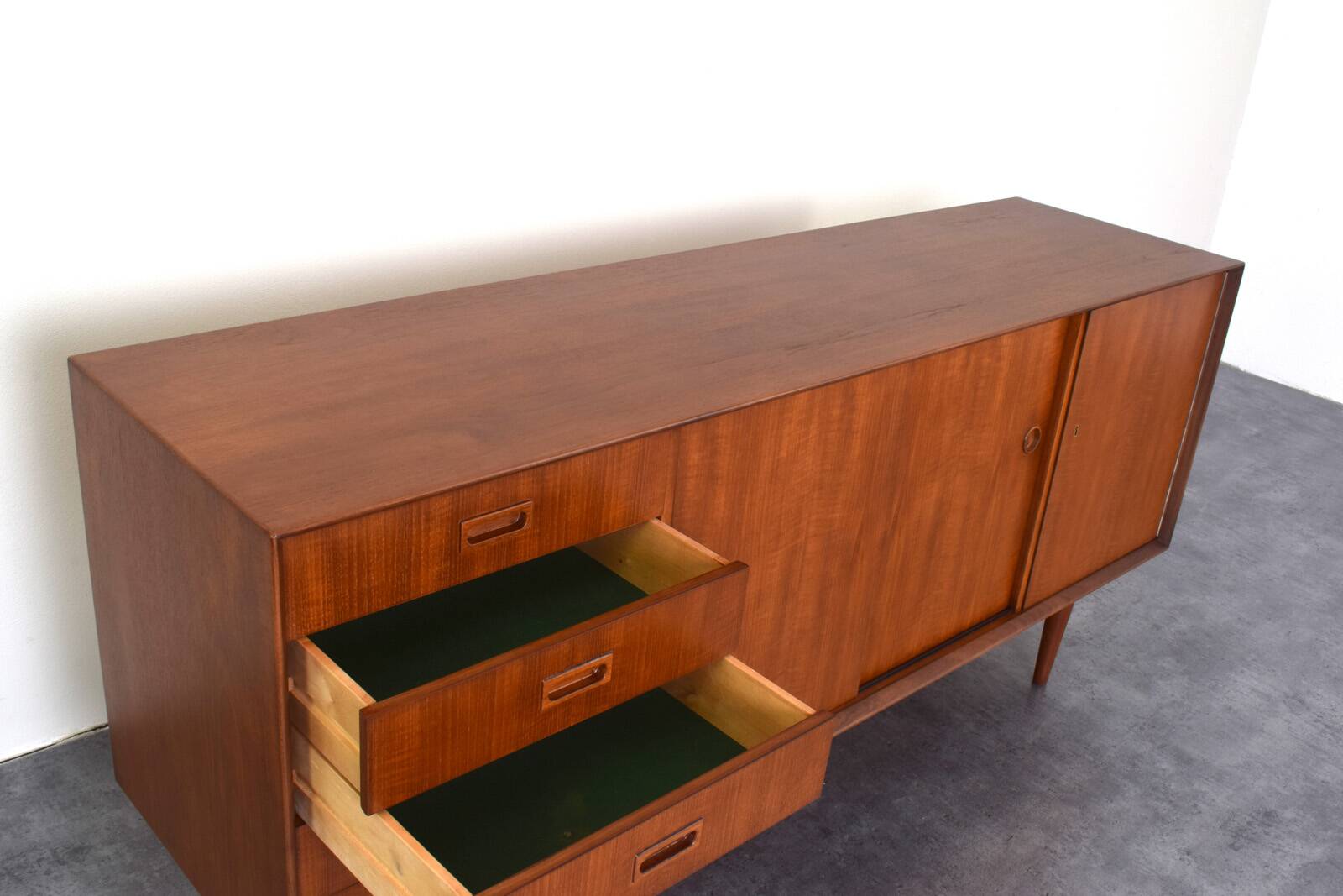 Mid-Century Danish Teak Sideboard, 1960s.