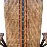 Rattan and bamboo deck chair from around 1940.