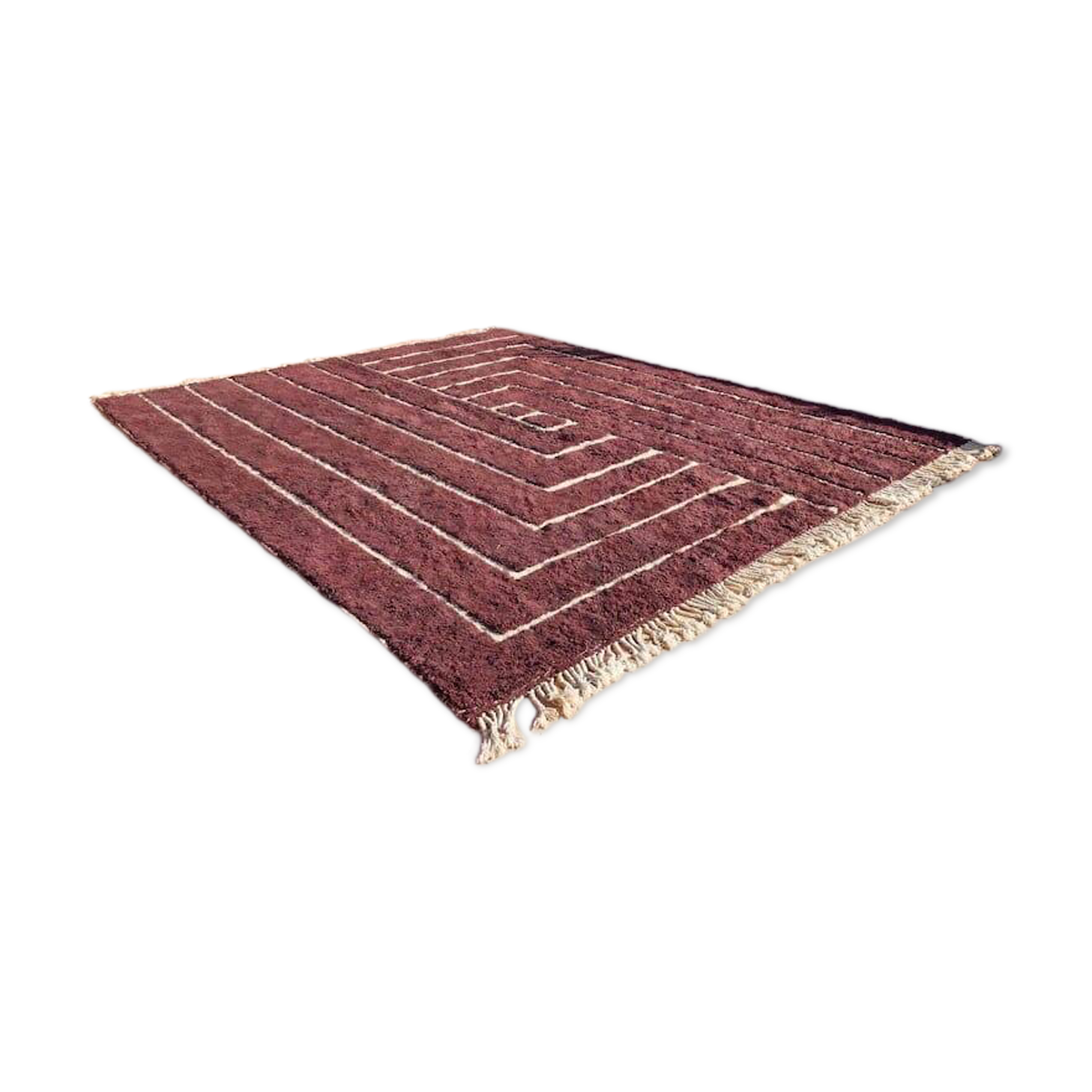 Traditional handwoven Berber rug size 150x250 cm