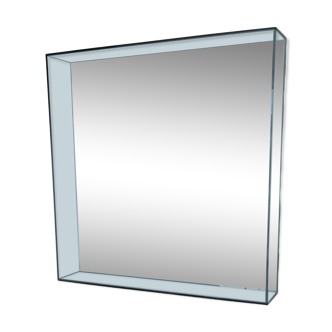 Kartell blue frame mirror