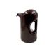 Mid-century modern brown ceramic vase / jug, Il Picchio Italy 1970s