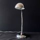 Articulated table lamp on flexible chrome metal vintage 70's