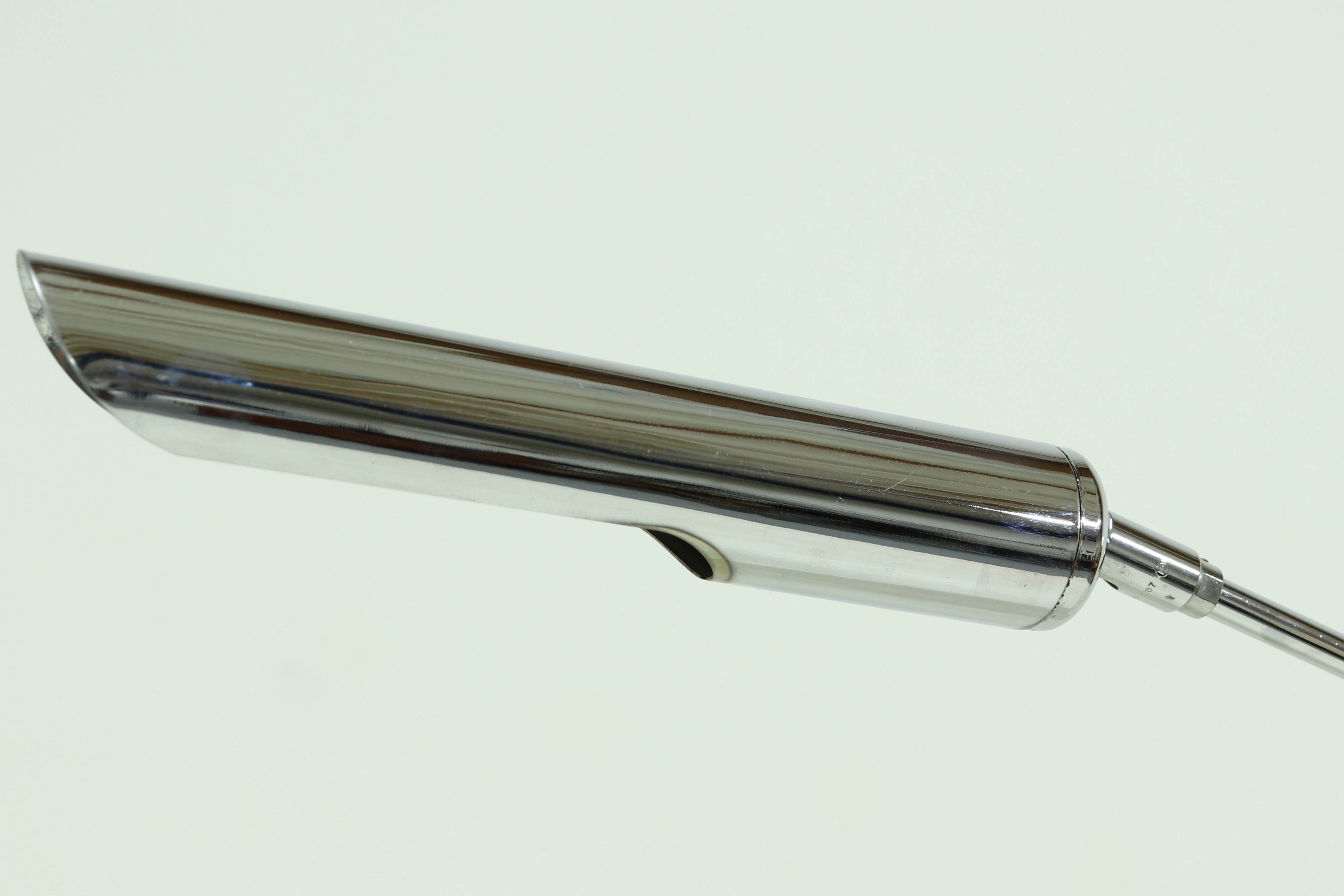 Lampe à contrepoids en acier chromé par Abo Randers Danemark 1970